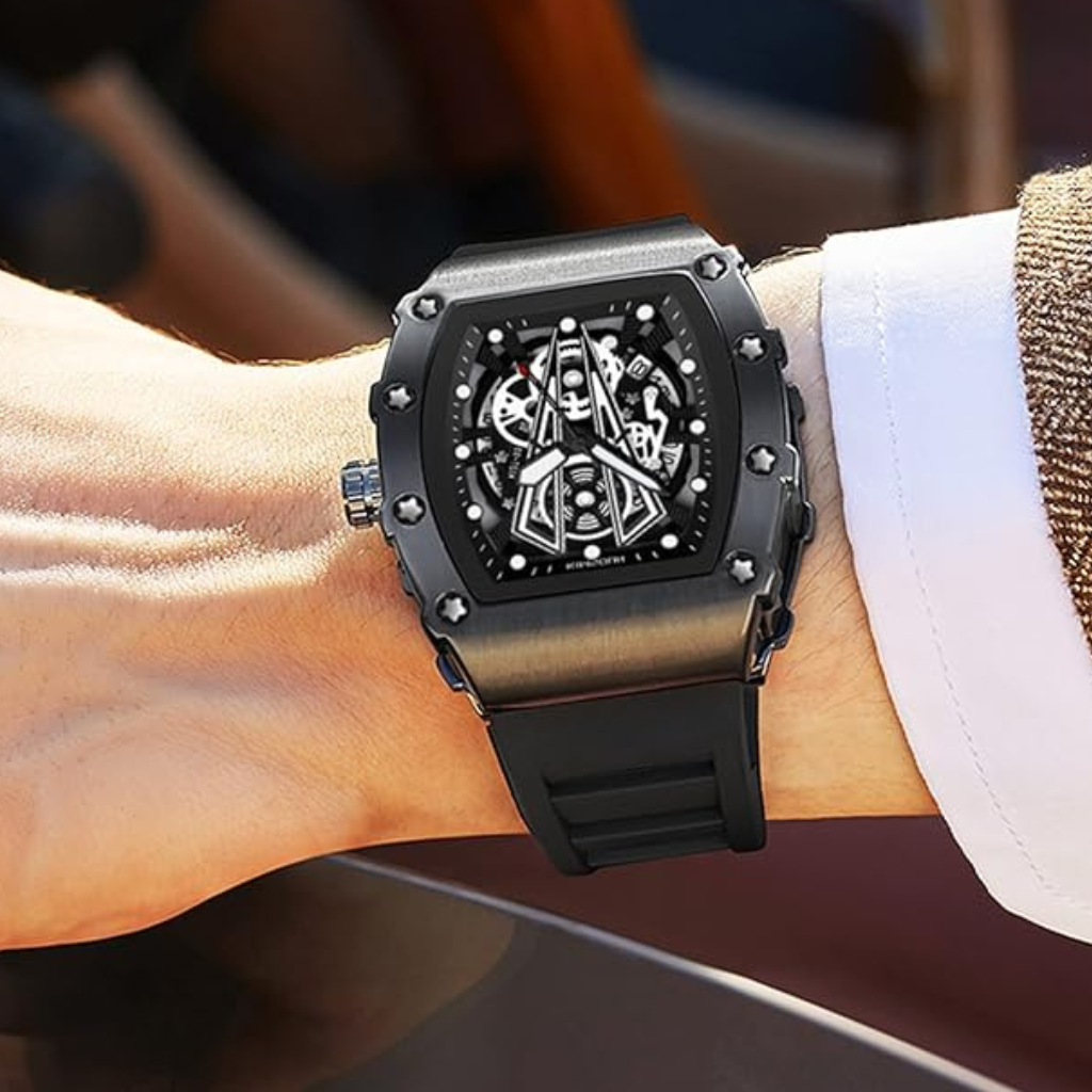 Tourbillon Barrel Shape Men Watch